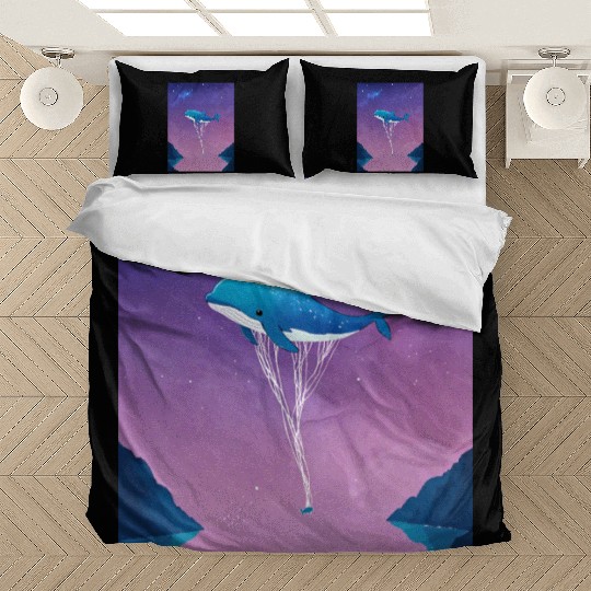 Whale's Dance in the Galaxy Bedding Sets