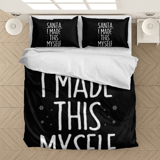 Santa I made this myself Handmade, Christmas Cheer Bedding Sets