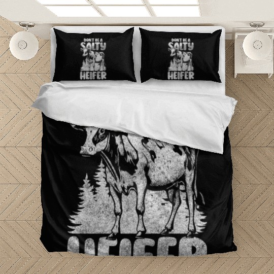 Cattle Farm Calf Dairy Farmer Bedding Sets