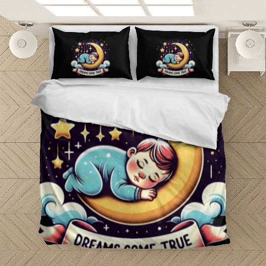 Dreams Come True Under Starry Night Sky Bedding Sets