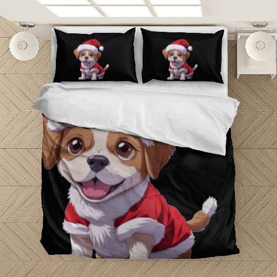 Santa Paws: The Cutest Christmas Puppy Bedding Sets