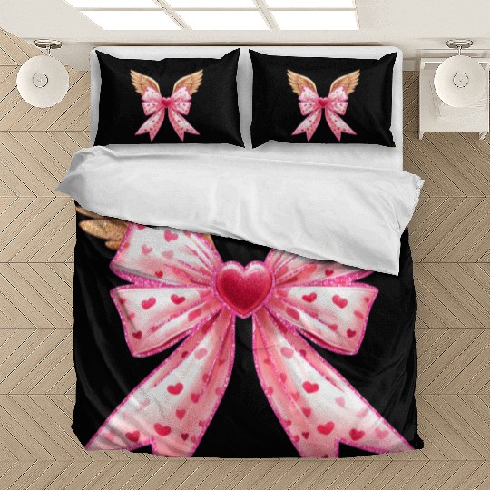 Cupid Bow, Valentine Retro Bedding Sets