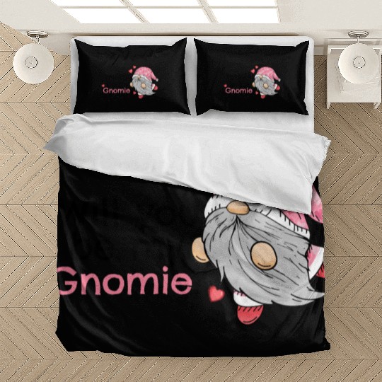 Gnomes Valentines Revelin, Valentines Retro Bedding Sets