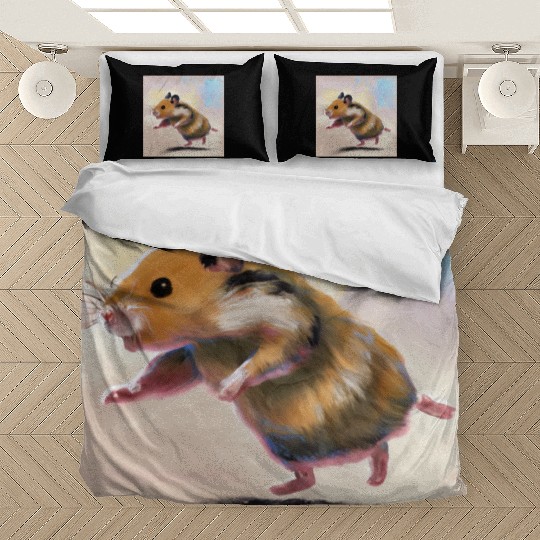 Running away hamster Bedding Sets