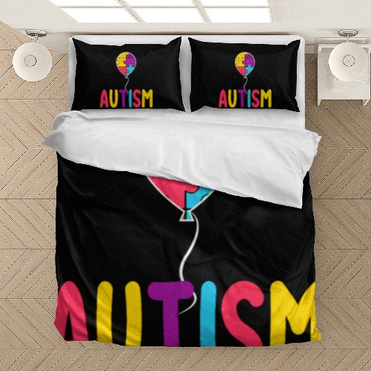 Autism Awareness Balloon - Spread Love and Support Bedding Sets
