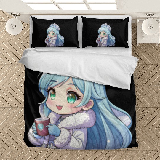 Snow Much Fun Winter Wonderland Girl Bedding Sets Gift