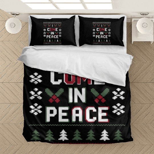 Holiday Peaceful Spirit: Festive Sweater Design Bedding Sets