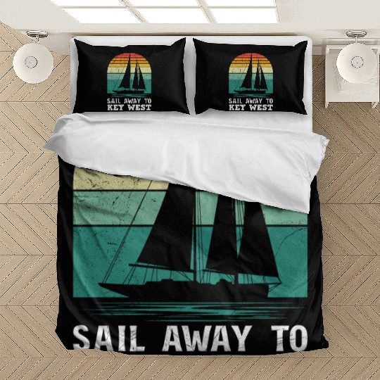 Florida SAIL AWAY TO KEY-WEST Florida Keys Bedding Sets