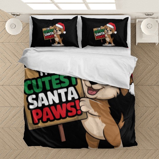 Cutest Santa Paws Bedding Sets