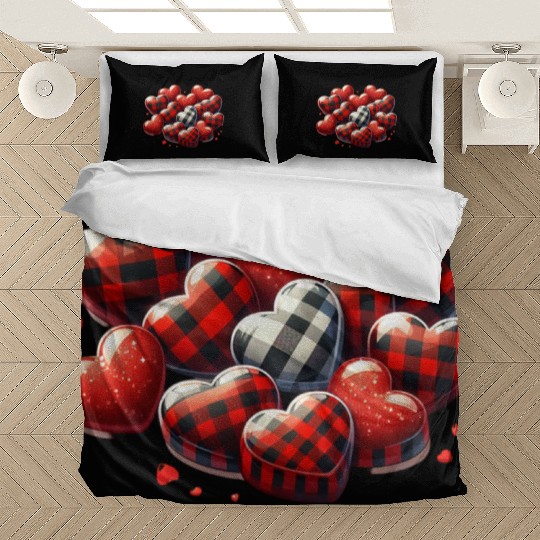 Valentines Day, Valentine Retro Bedding Sets
