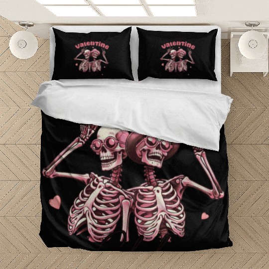 Valentines Cute, Valentine Retro Bedding Sets