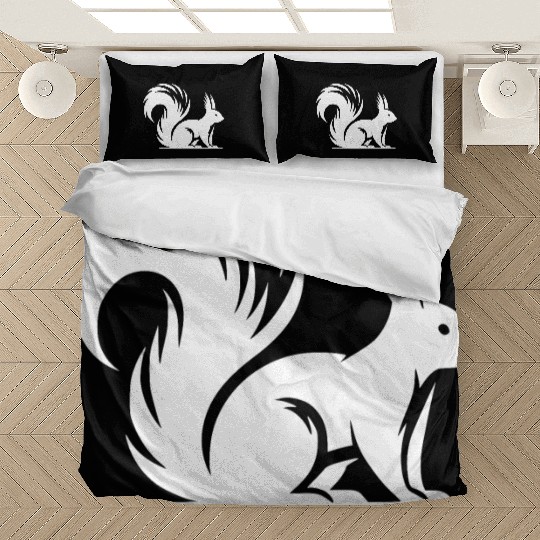 Wild Cute Squirrel Children Drawing Bedding Sets