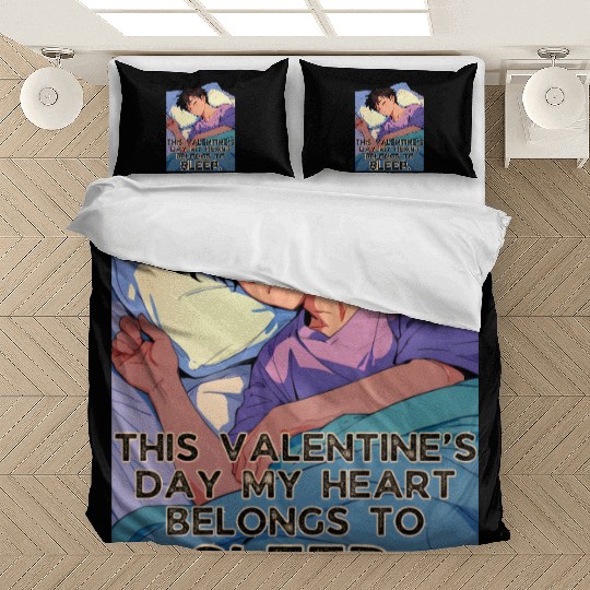 This Valentines Day My Heart Belongs To Sleep Bedding Sets