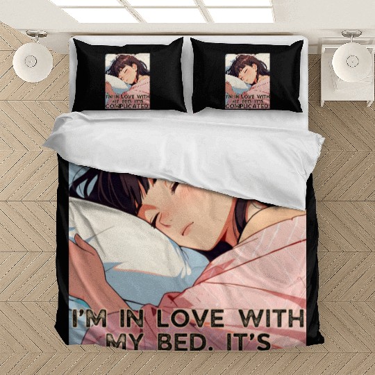 I'm In Love with my Bed Its Complicated Valentines Bedding Sets
