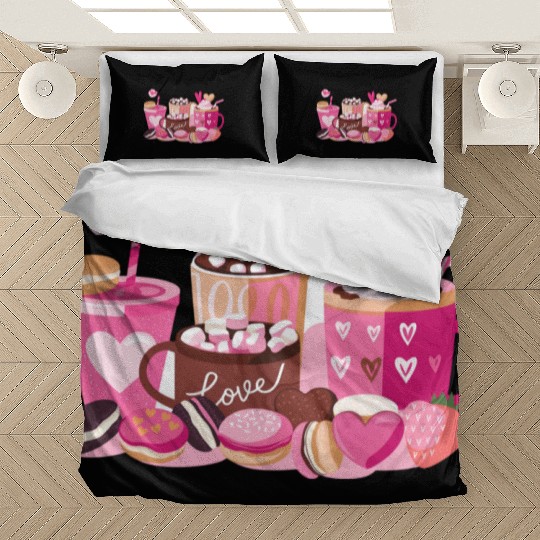 Coffee Valentine, Valentines Retro, Valentines Day Bedding Sets