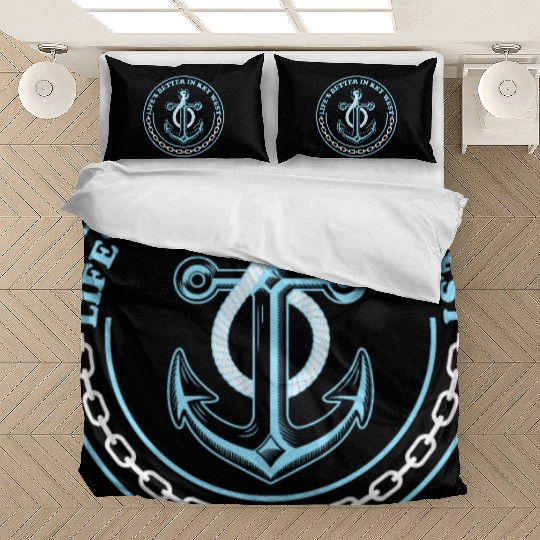 Florida Sailing LIFE'S BETTER IN KEY-WEST Bedding Sets