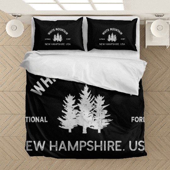 White Mountains Forest Nature New Hampshire Bedding Sets