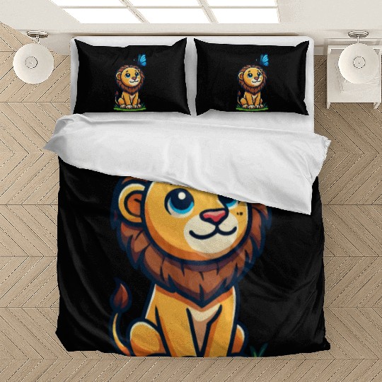 lion and butterfly Bedding Sets