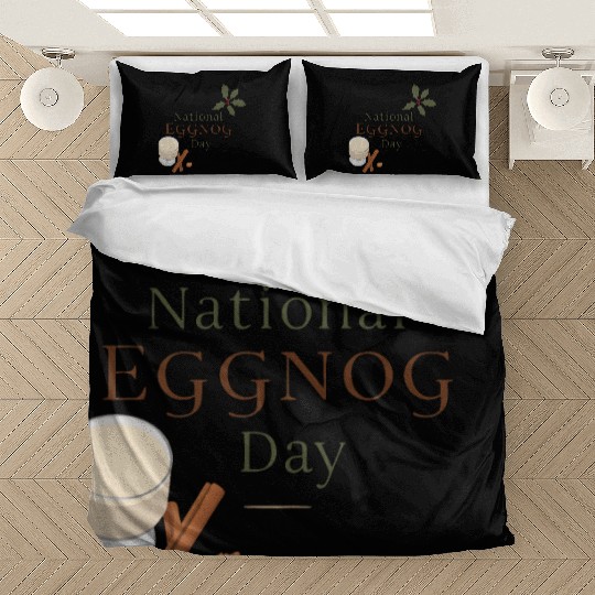 Celebrate National Eggnog Day Bedding Sets