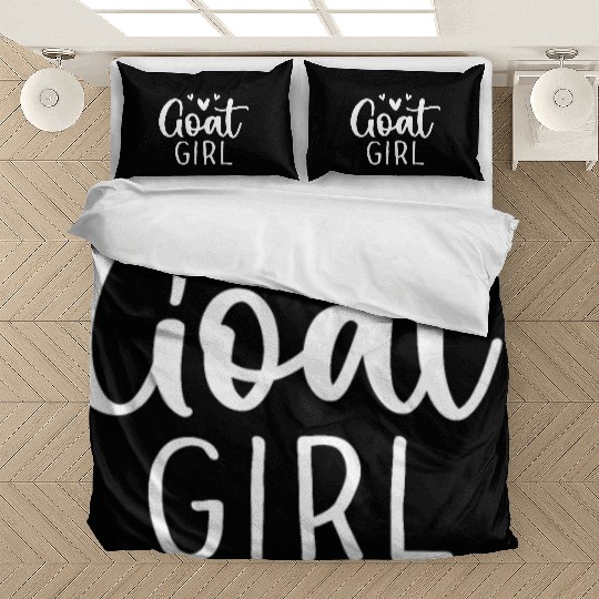 Goat Girl Goat Lovers Dog Lover Farmer Bedding Sets