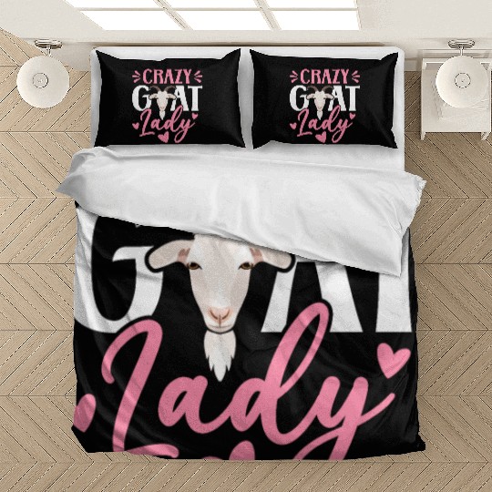 Crazy Goat Lady Goat Lovers Goat Family Farmer Bedding Sets