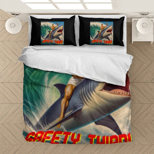 Retro Safety Third Shark Rodeo Bedding Sets
