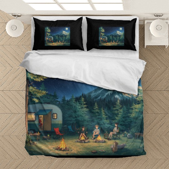 Digital nature bad painting Bedding Sets