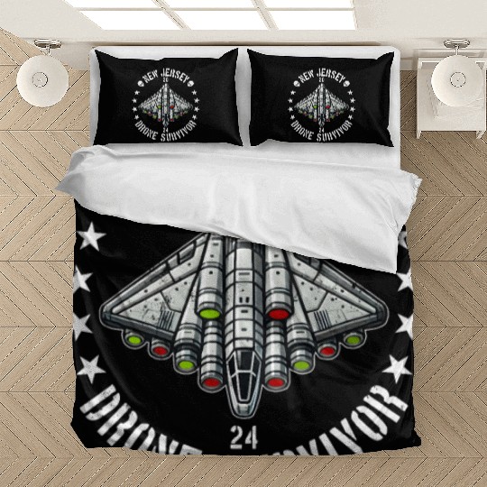 New Jersey Drone Survivor | NJ Drones Aliens UAPs Bedding Sets