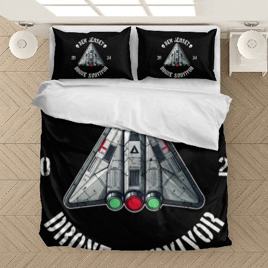 New Jersey Drone Survivor | NJ Drones Aliens UAPs Bedding Sets