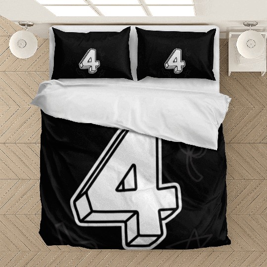 Coloring Bedding Sets: Number 4 – Birthday Fun for Kids