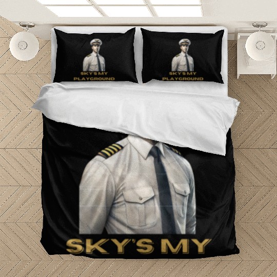 Sky's My Playground - Bedding Sets for Pilots