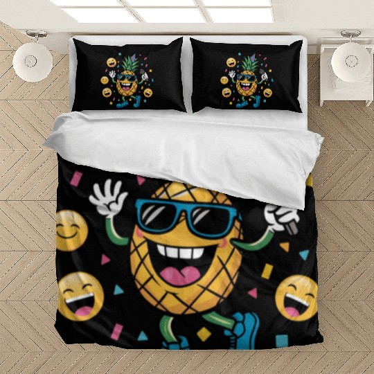 Pineapple Fruit Is Singing Bedding Sets
