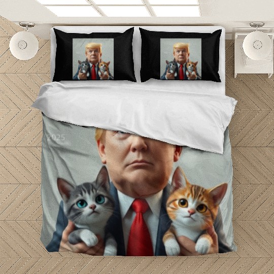 Trump Showing Kitty Love Bedding Sets