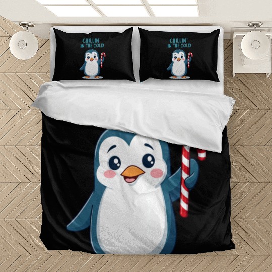 Chillin' Penguin Winter Fun Bedding Sets