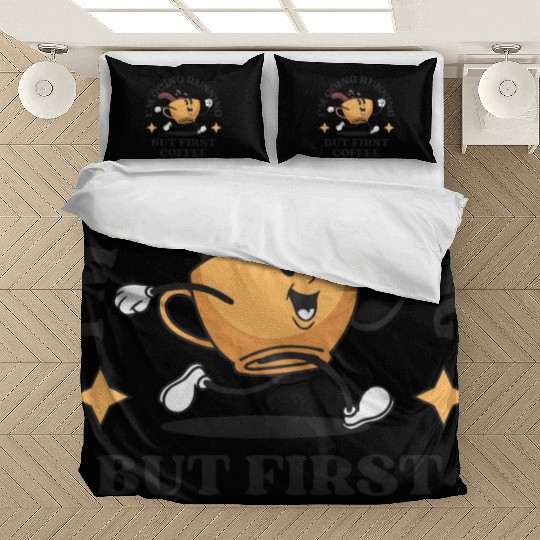 I'm Going Running But First Coffee Bedding Sets