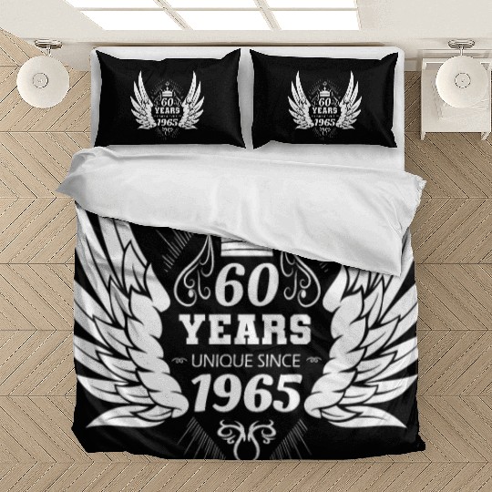 60 Years Unique Angel Wings Crown Bedding Sets