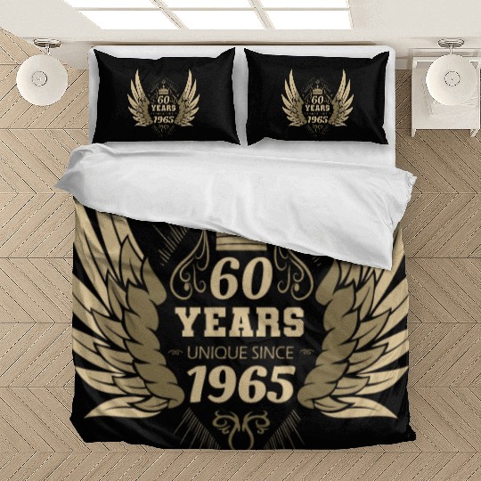 60 Years Unique Angel Wings Crown Bedding Sets