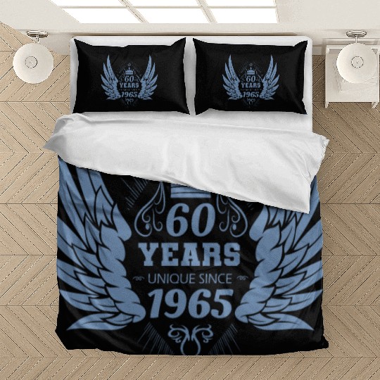 60 Years Unique Angel Wings Crown Bedding Sets