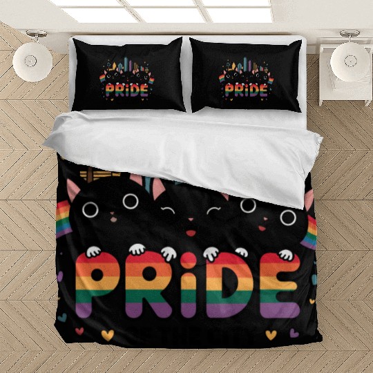 Pride of Dallas City Texas USA Rainbow Flag Bedding Sets