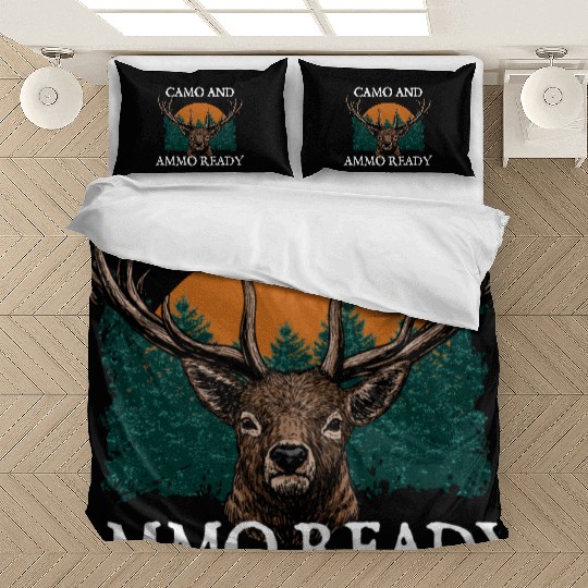 Camo and Ammo Ready Hunting Shotgun Hunter Bedding Sets