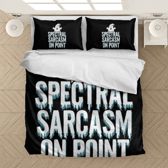 Paranormal Comedy Funny Ghost Humor Lighthearted Bedding Sets