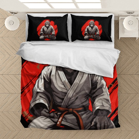Karate Judo Monkey Chimpanzee Martial arts Bedding Sets