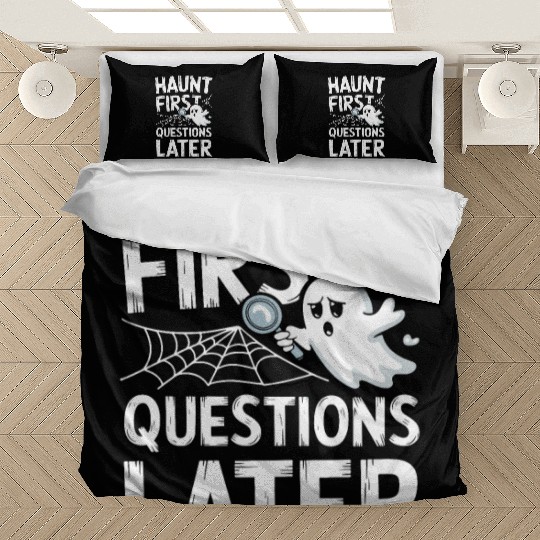 Paranormal Comedy Funny Ghost Humor Lighthearted Bedding Sets
