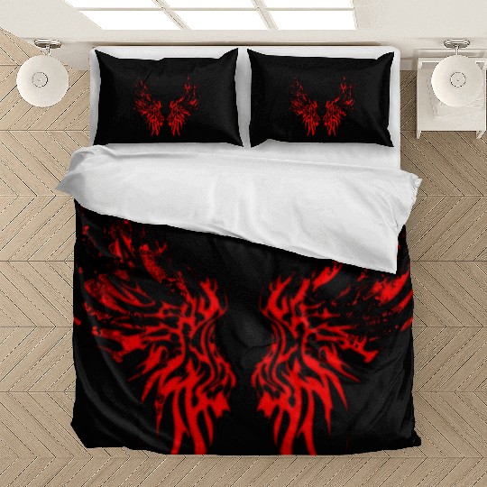 Wings Dragon Anime Drakhuvud Mytiska reptil magi Bedding Sets