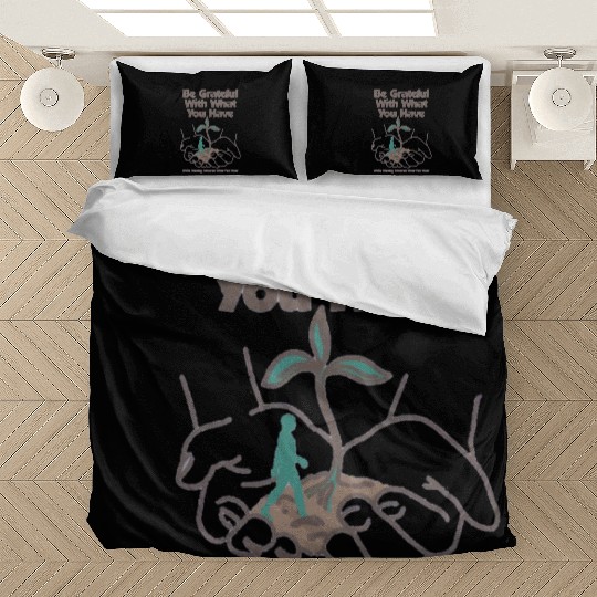 Be Grateful: Inspirational Nature Bedding Sets