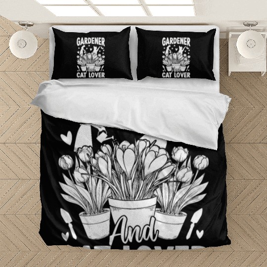 Gardener and cat lover - Gardening Hobby Gardener Bedding Sets