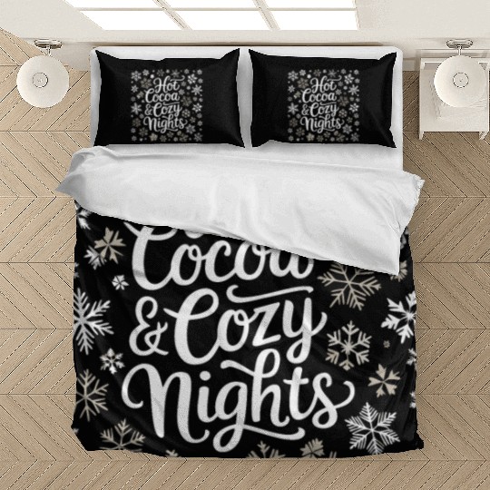 Hot Cocoa & Cozy Nights - Winter Wonderland Bedding Sets