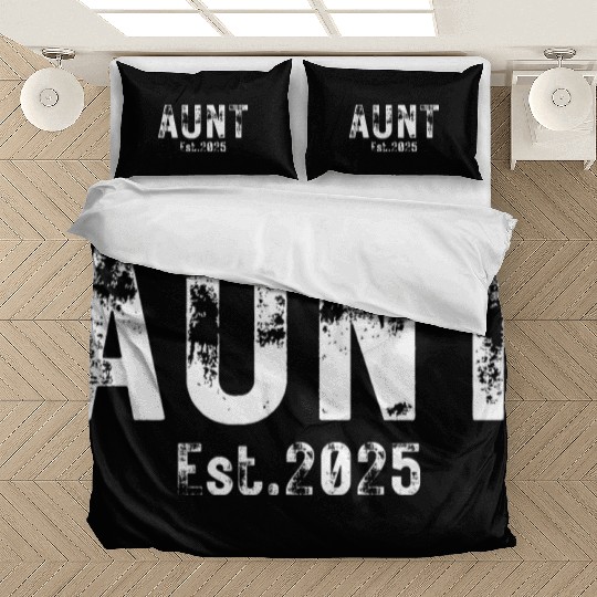 Aunt Est 2025 (heavily distressed font) Bedding Sets