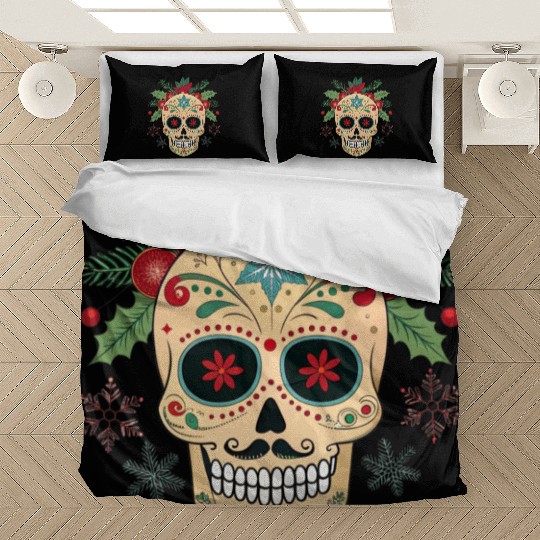 Holiday Sugar Skull Bedding Sets