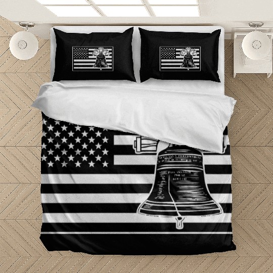 American Flag With Liberty Bell LIKE US ON FB #USA Bedding Sets